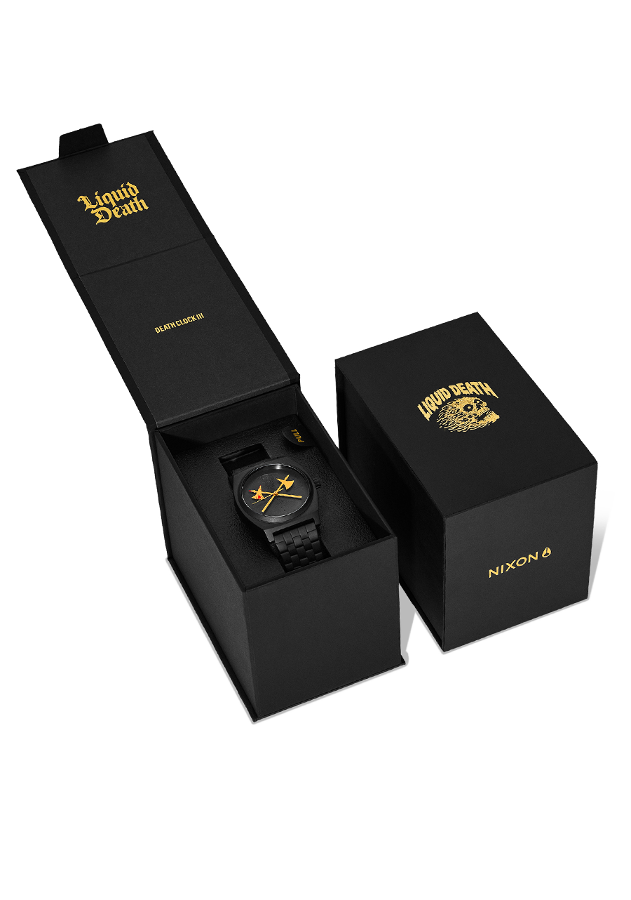 Death Clock III - Todo negro / dorado View 6