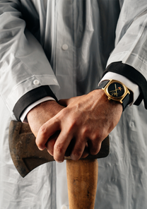 Reloj de la Muerte IV - Negro/Dorado View 7