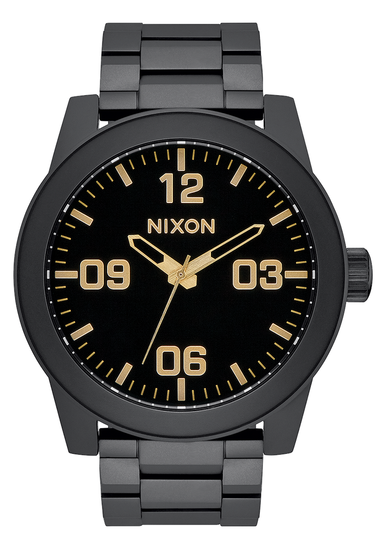 Corporal Stainless Steel - Negro mate / Dorado