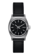 Small Time Teller Leather - Plateado/negro