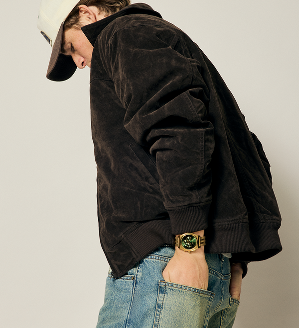 Time Teller Chrono - Rayo de sol dorado / verde