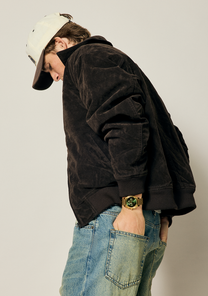 Time Teller Chrono - Rayo de sol dorado / verde View 6