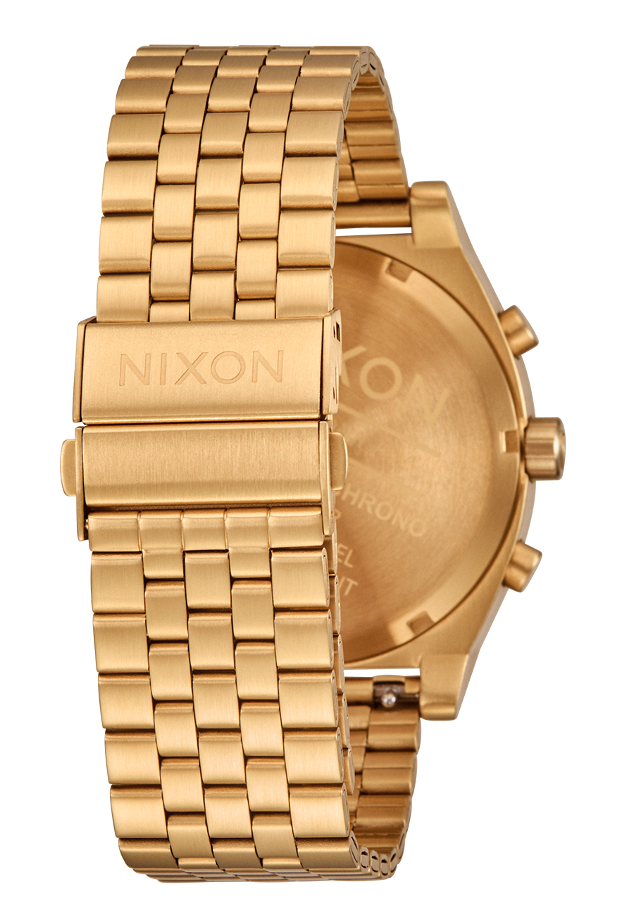 Time Teller Chrono - Rayo de sol dorado / verde View 4