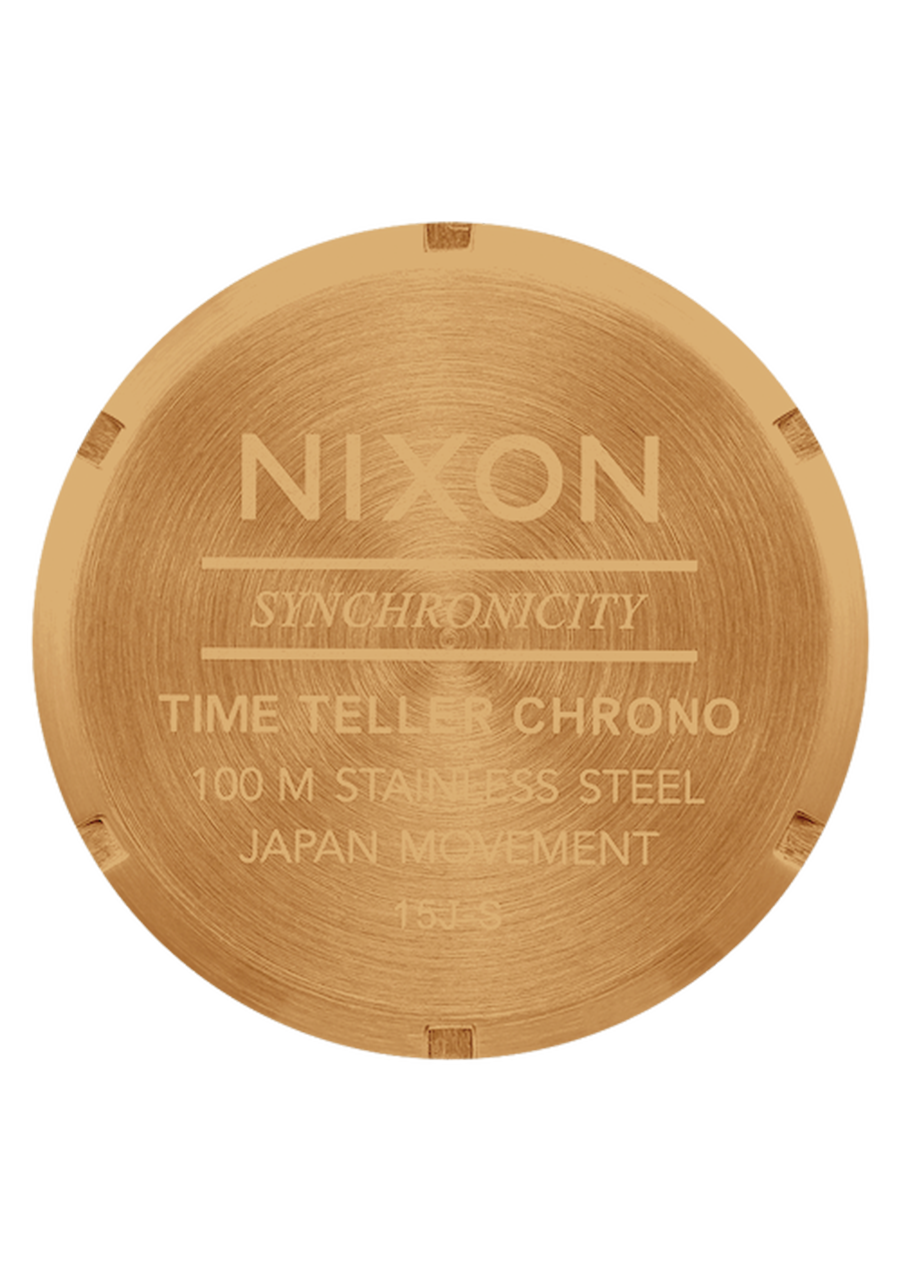 Time Teller Chrono - Rayo de sol dorado / verde View 5