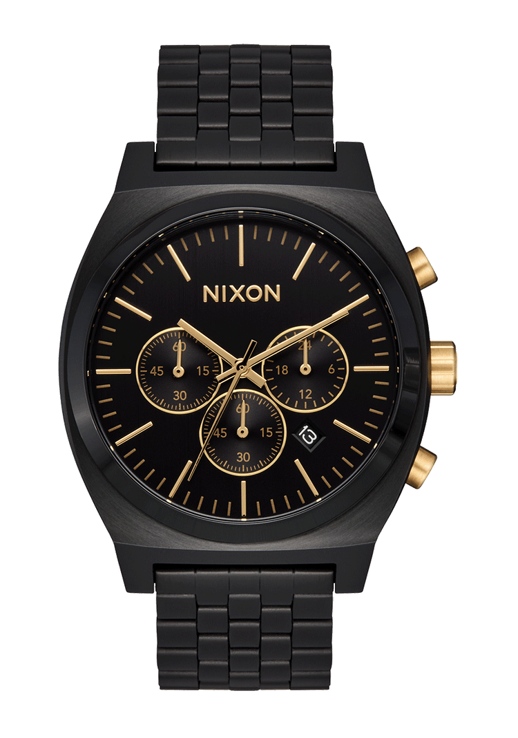 Time Teller Chrono - Negro / Negro / Dorado