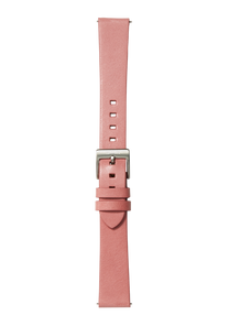 16mm Veg Tanned Leather Band - Rosa desteñido View 2