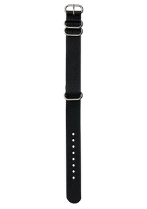 20mm Nylon #TIDE One Piece Band - Negro View 1