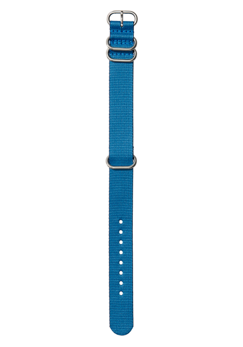 20mm Nylon #TIDE One Piece Band - Azul marino/azul