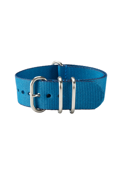 20mm Nylon #TIDE One Piece Band - Azul marino/azul View 2