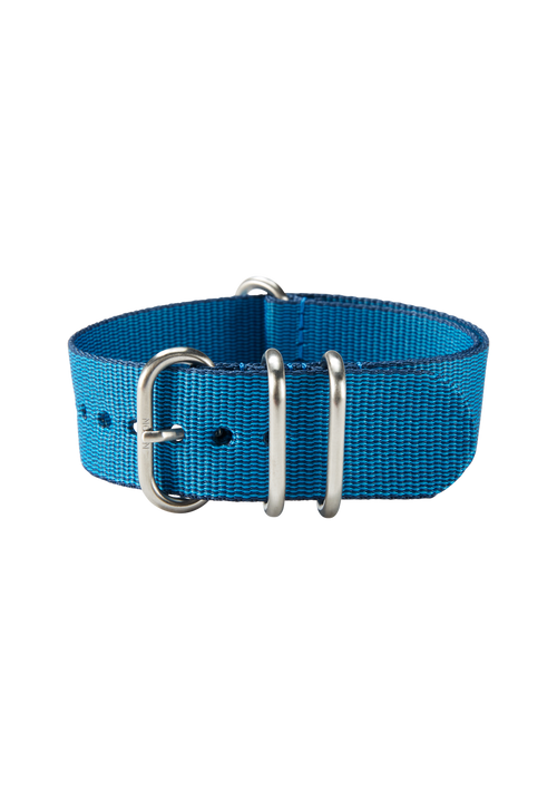 20mm Nylon #TIDE One Piece Band - Azul marino/azul