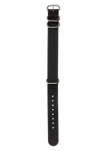 20mm FKM Rubber One Piece Band - Negro View 1