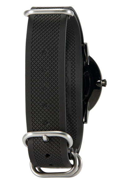 20mm FKM Rubber One Piece Band - Negro View 5