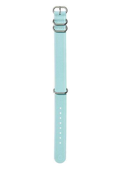 Correa de caucho FKM de una pieza de 20 mm - Azul océano