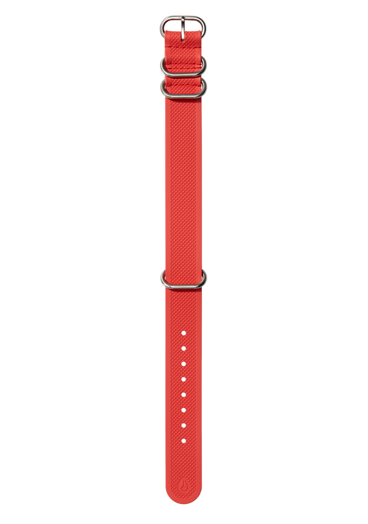 20mm FKM Rubber One Piece Band - Fuego