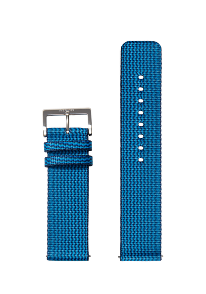 23mm Nylon #TIDE Band - Azul marino/negro View 1