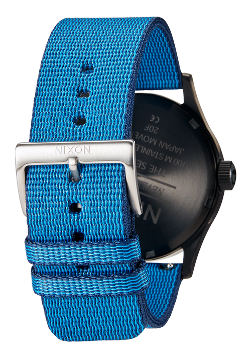 23mm Nylon #TIDE Band - Azul marino/negro