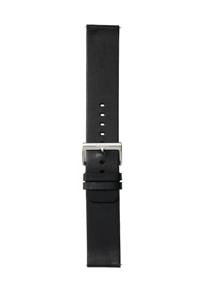 23mm Veg Tanned Leather Band - Negro View 2