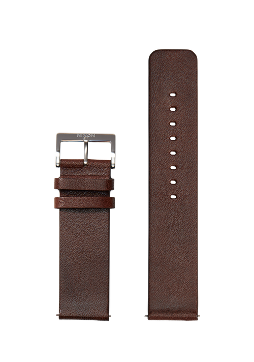 23mm Veg Tanned Leather Band - Marrón