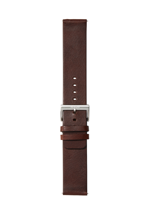 23mm Veg Tanned Leather Band - Marrón