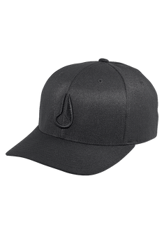 Deep Down Flexfit Athletic Fit Hat - Todo negro