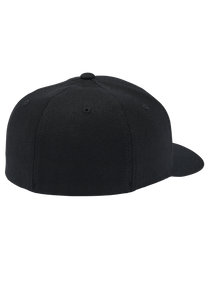 Deep Down Flexfit Athletic Fit Hat - Negro/rojo View 2