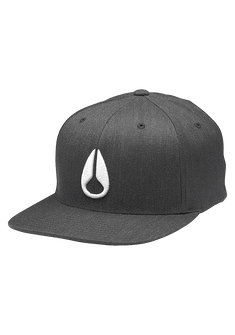 Deep Down Flexfit Athletic Fit Hat - Negro heather/blanco