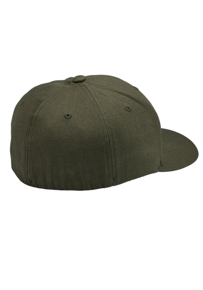 Deep Down Flexfit Athletic Fit Hat - Oliva oscuro View 2