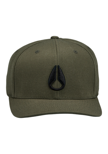 Deep Down Flexfit Athletic Fit Hat - Oliva oscuro View 3