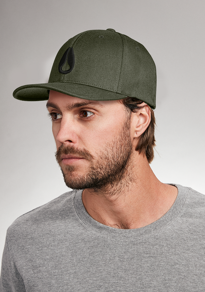 Deep Down Flexfit Athletic Fit Hat - Oliva oscuro View 5