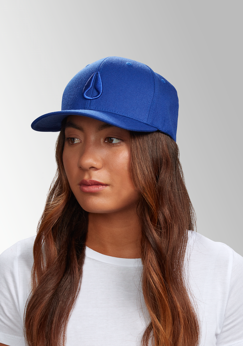 Deep Down Flexfit Athletic Fit Hat - Royal / Royal