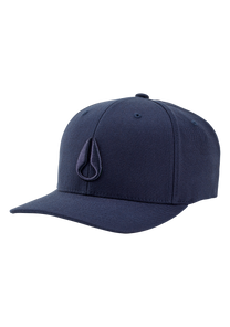 Deep Down Flexfit Athletic Fit Hat - Todo azul marino View 1