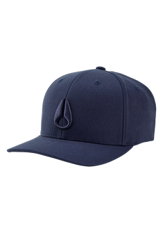 Deep Down Flexfit Athletic Fit Hat - Todo azul marino