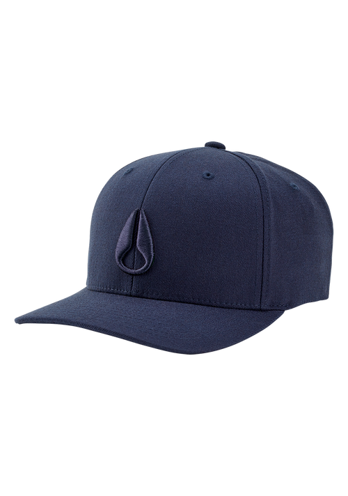 Deep Down Flexfit Athletic Fit Hat - Todo azul marino