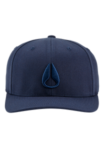 Deep Down Flexfit Athletic Fit Hat - Todo azul marino View 3