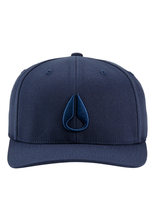 Deep Down Flexfit Athletic Fit Hat - Todo azul marino