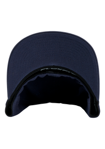 Deep Down Flexfit Athletic Fit Hat - Todo azul marino View 4