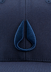 Deep Down Flexfit Athletic Fit Hat - Todo azul marino View 5