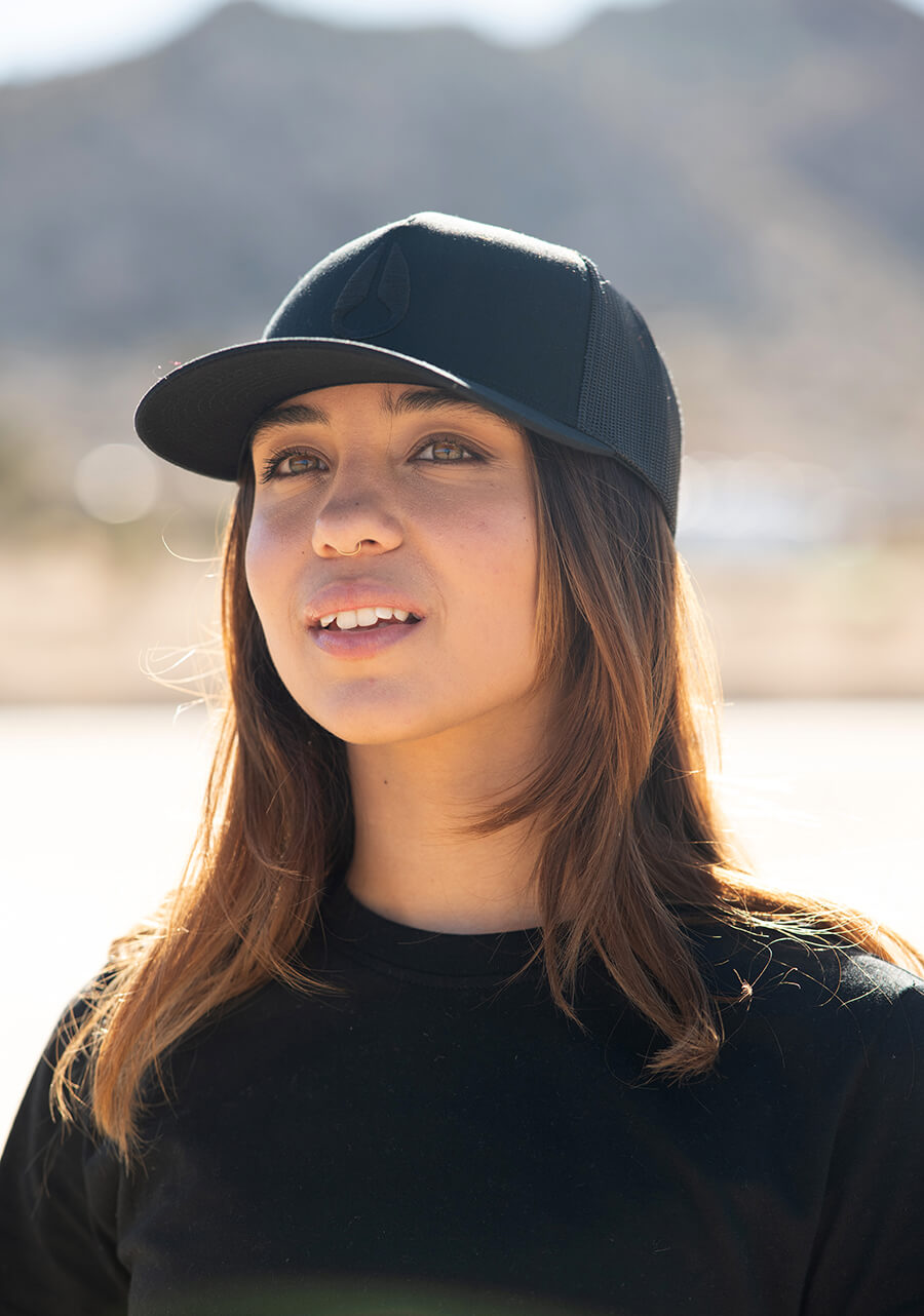 Iconed Trucker Hat - Negro/negro