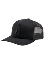 Iconed Trucker Hat - Negro/negro