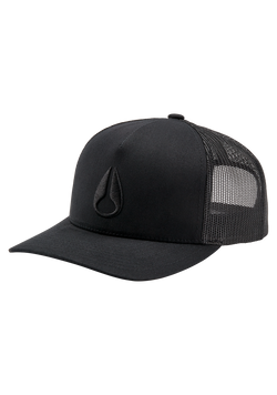 Iconed Trucker Hat - Negro/negro