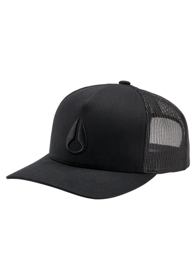 Iconed Trucker Hat - Negro/negro