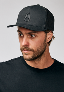 Iconed Trucker Hat - Negro/negro View 6