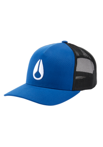 Gorra de camionero Iconed - Azul real/Negro View 1