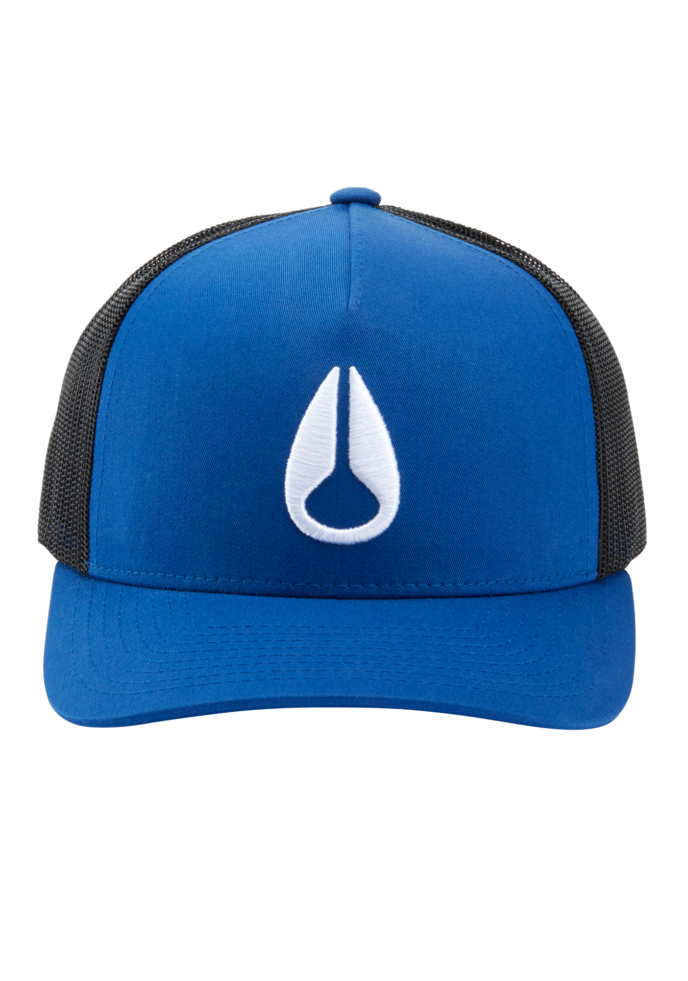 Gorra de camionero Iconed - Azul real/Negro View 3
