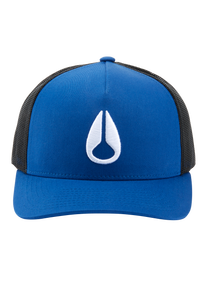 Gorra de camionero Iconed - Azul real/Negro View 3