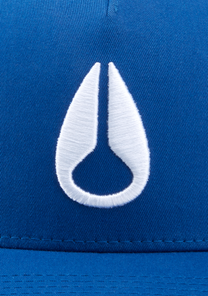 Gorra de camionero Iconed - Azul real/Negro View 4