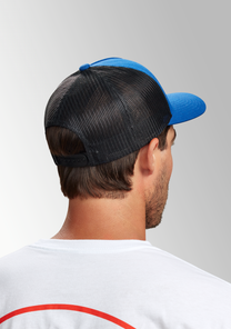 Gorra de camionero Iconed - Azul real/Negro View 6