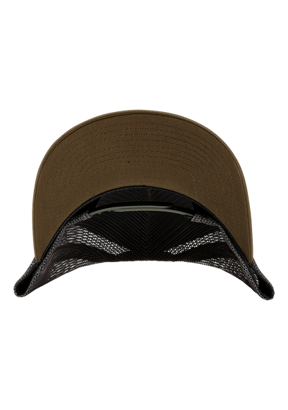 Iconed Trucker Hat - Oliva oscuro View 4