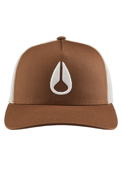 Iconed Trucker Hat - Brown / Off White View 3