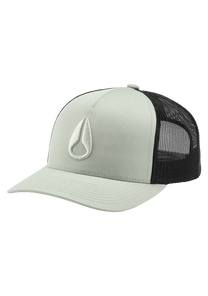 Gorra de camionero Iconed - Niebla de musgo / Negra View 1